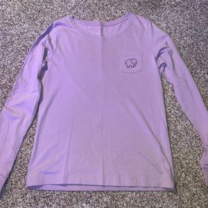 ivory ella lavender long sleeve